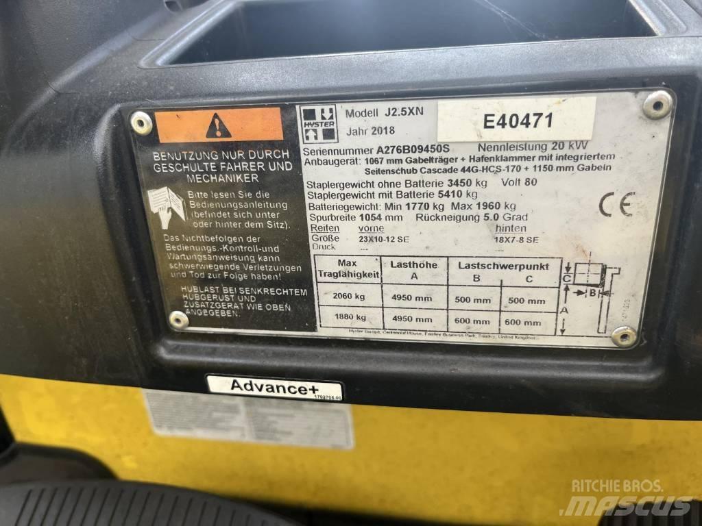 Hyster J2.5XN 电动叉车