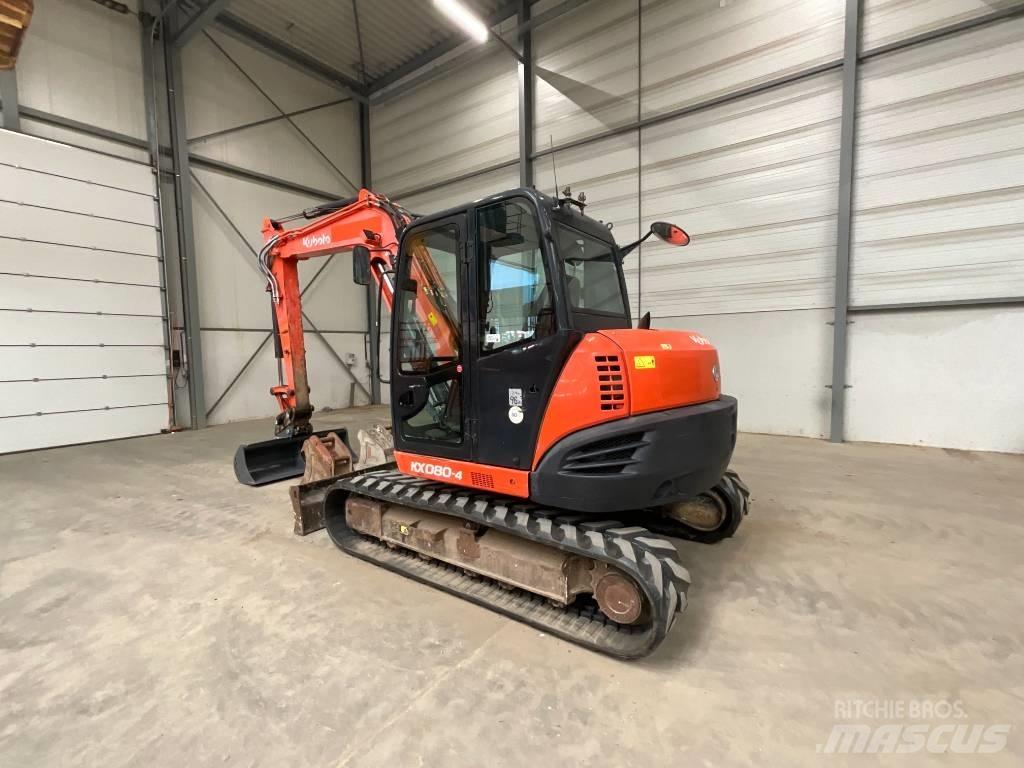 Kubota KX 080-4 中型挖掘机