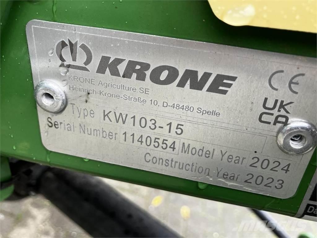 Krone Vendro 1020 犁耙和摊草机