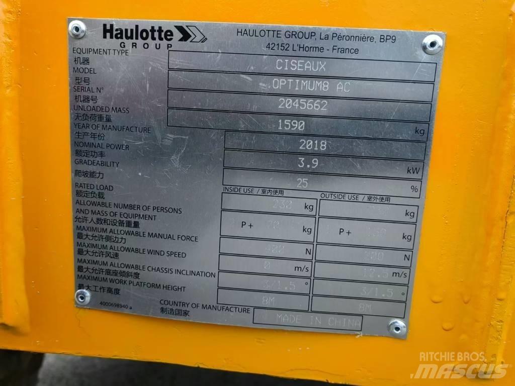 Haulotte OPTIMUM 8 剪叉式升降机