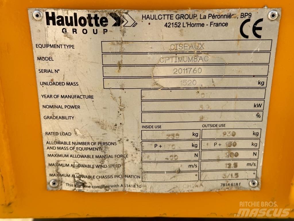 Haulotte OPTIMUM 8 剪叉式升降机