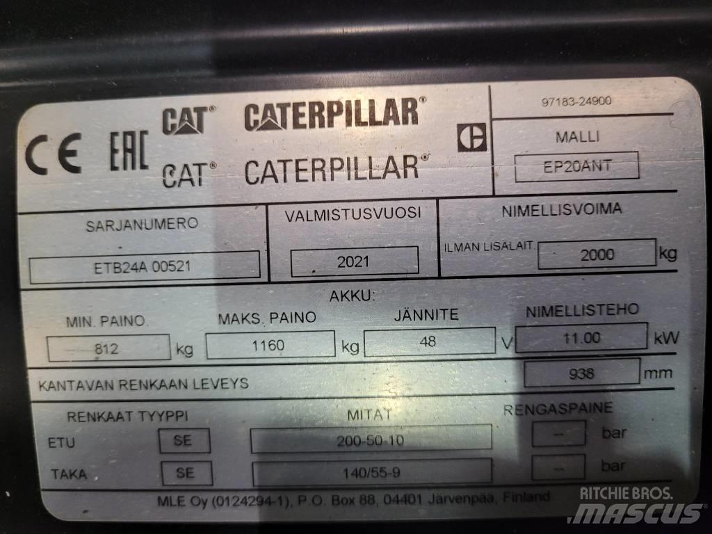CAT EP20 ANT 电动叉车