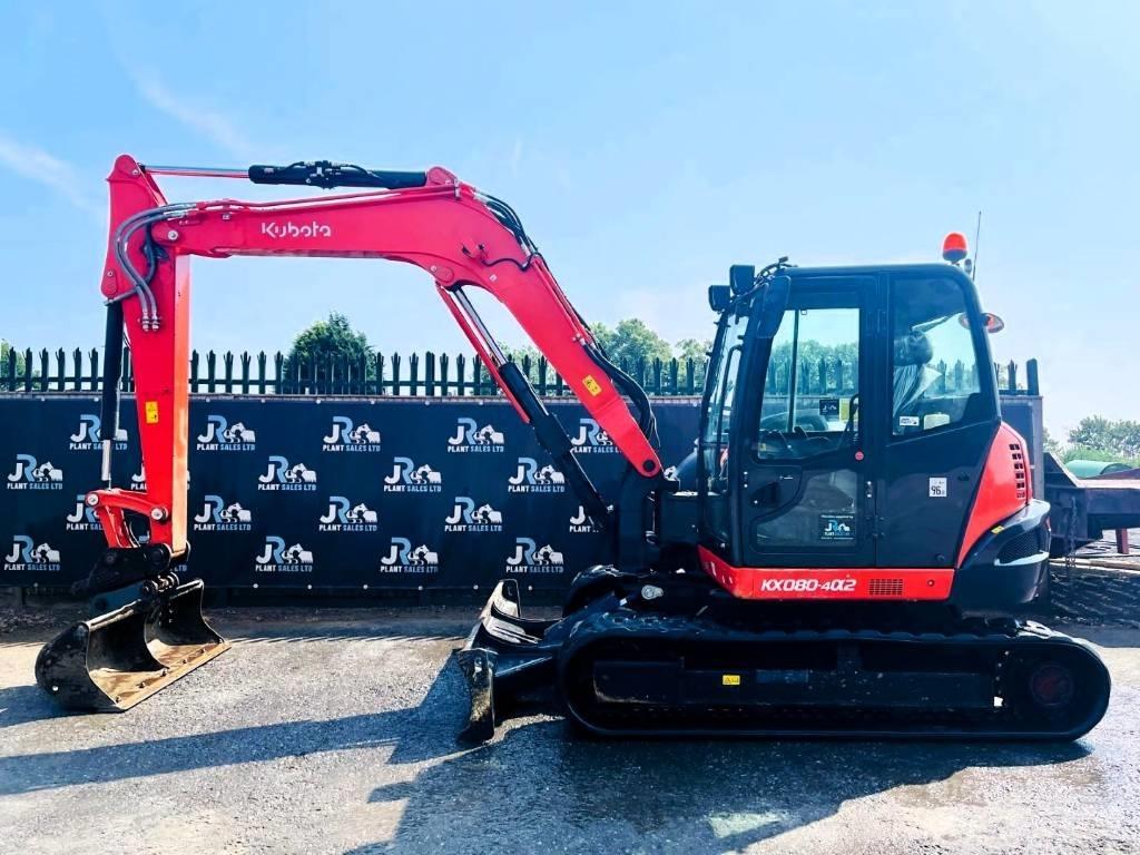 Kubota KX 080-4 中型挖掘机