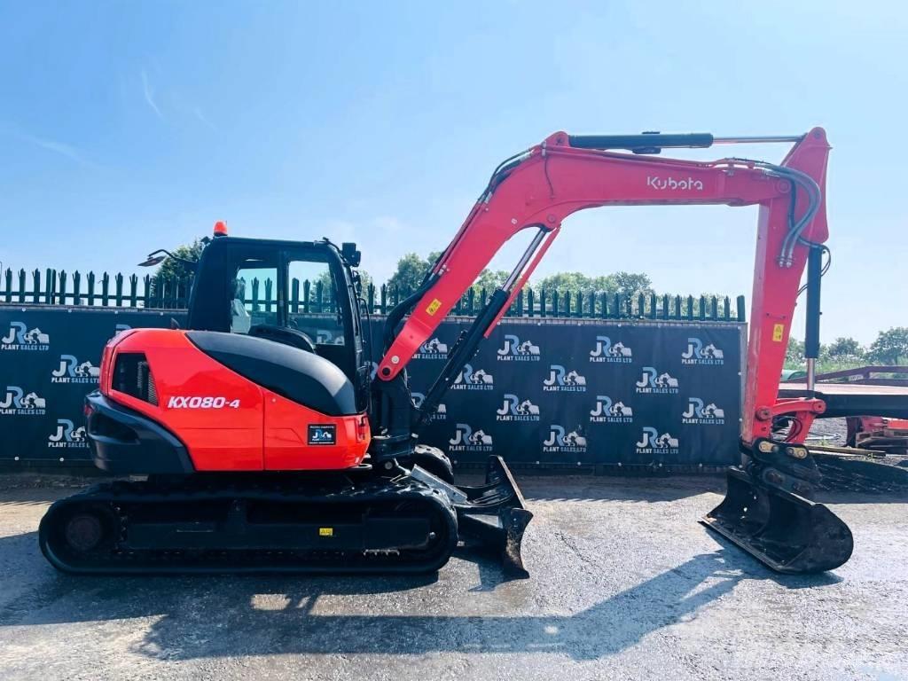 Kubota KX 080-4 中型挖掘机