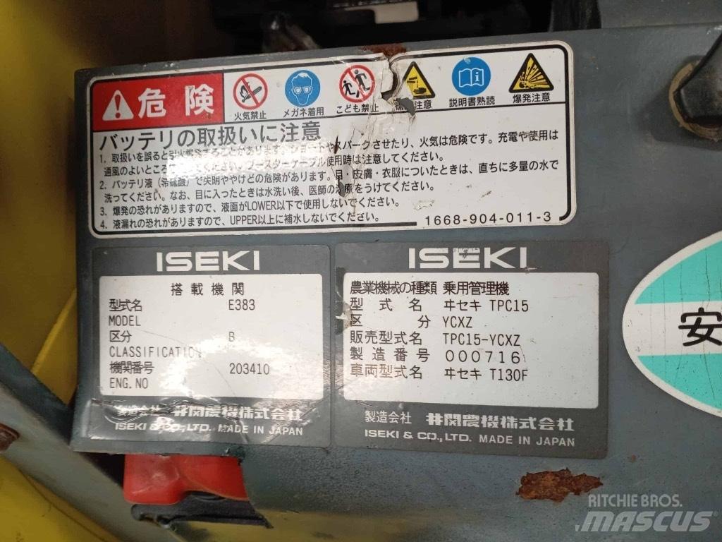 Iseki TPC 15 拖拉机/农用车