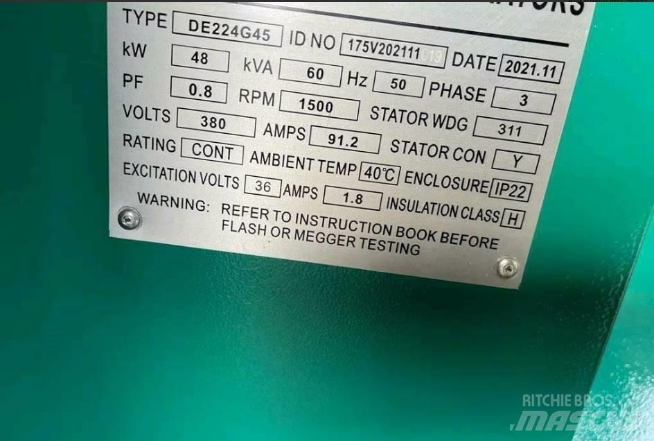  Pheatonn 60KVA 柴油发电机