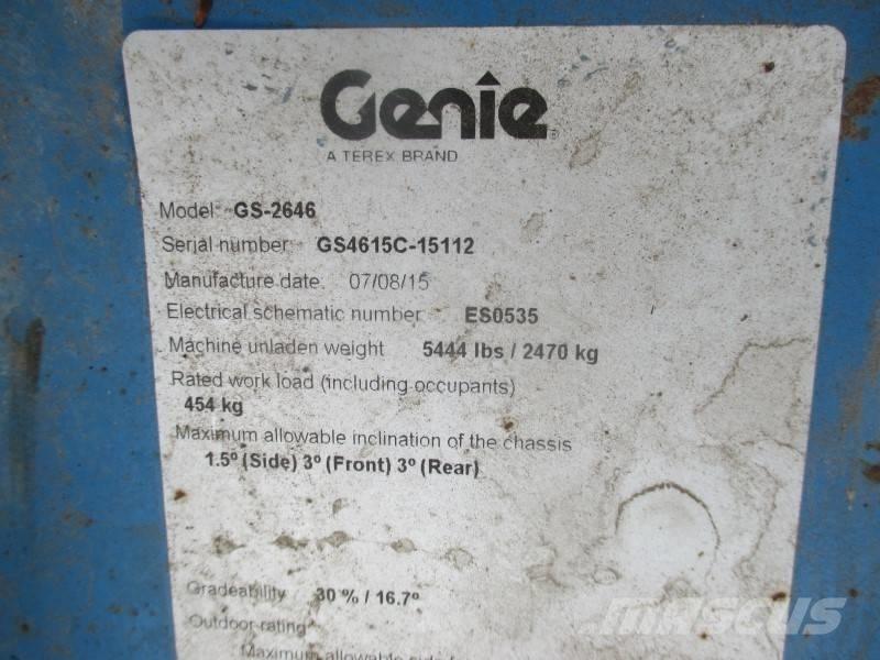 Genie GS 2646 剪叉式升降机