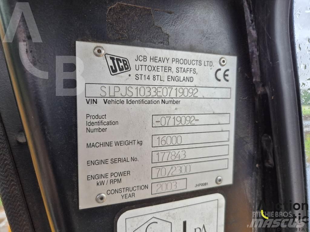JCB JS 160 W 轮式挖掘机