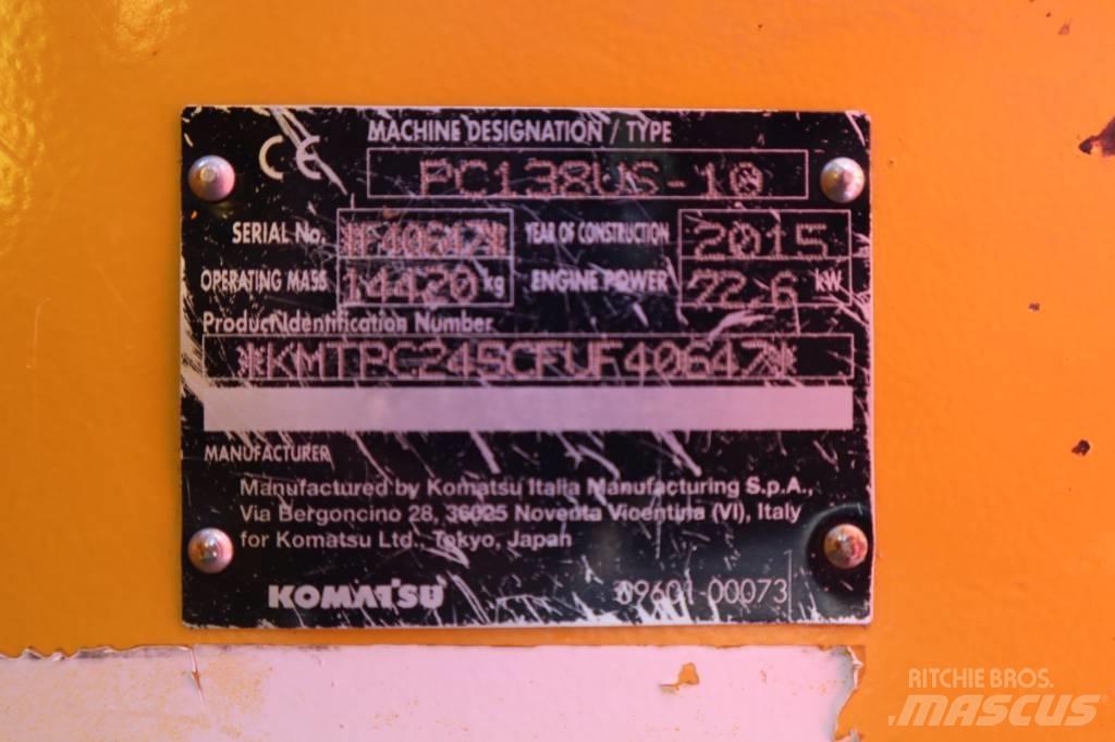 Komatsu PC138US-10 履带挖掘机