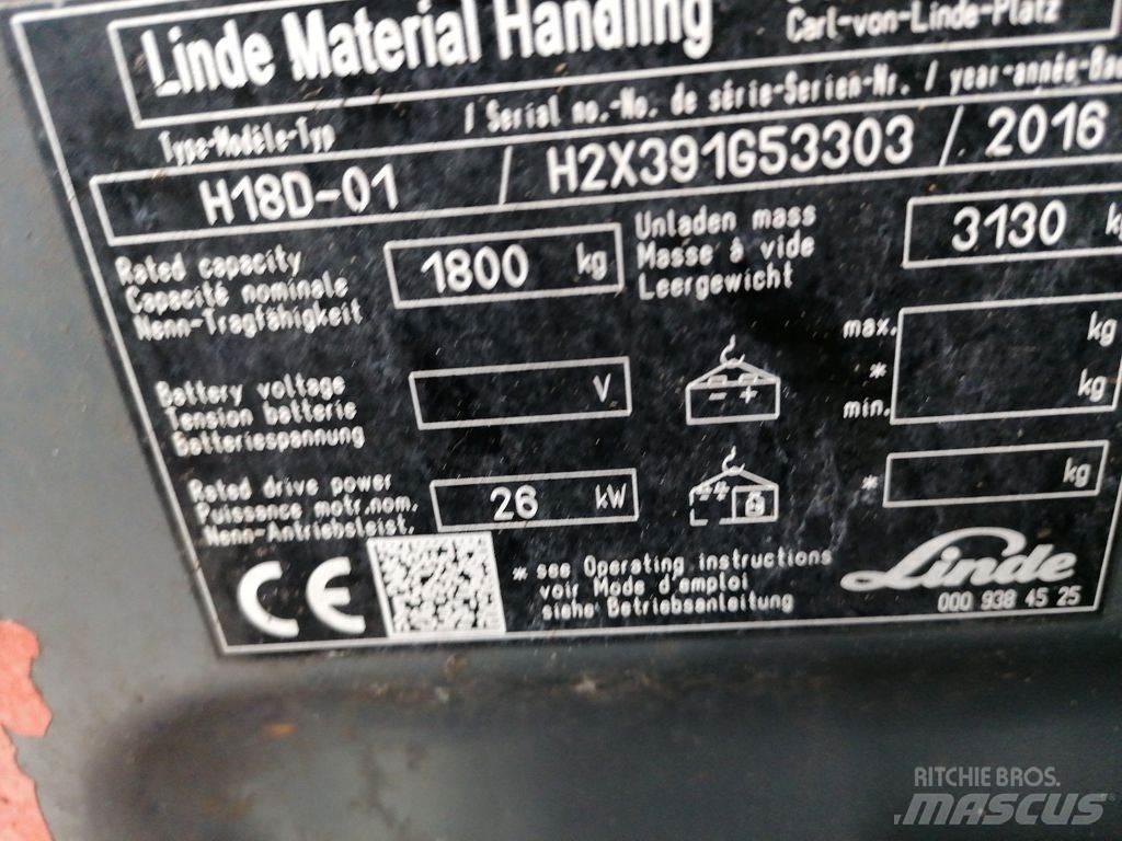 Linde H18D-02 柴油叉车
