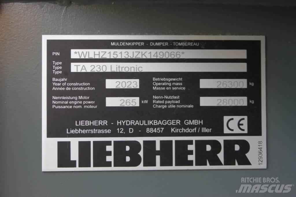 Liebherr TA 230 铰接式自卸车