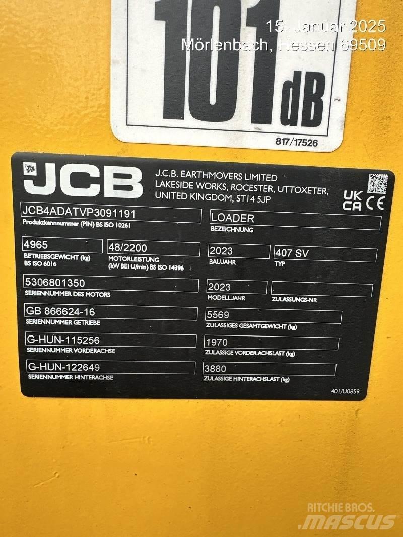 JCB 407 轮式装载机