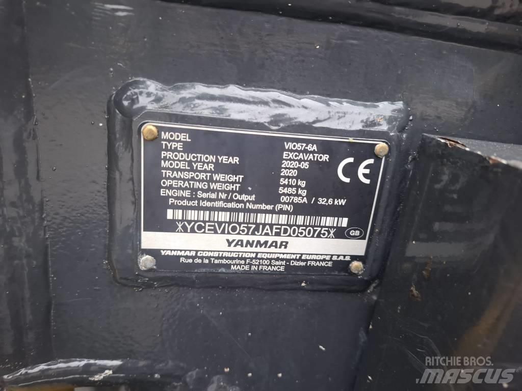 Yanmar Vio 57-6A 小型挖掘机