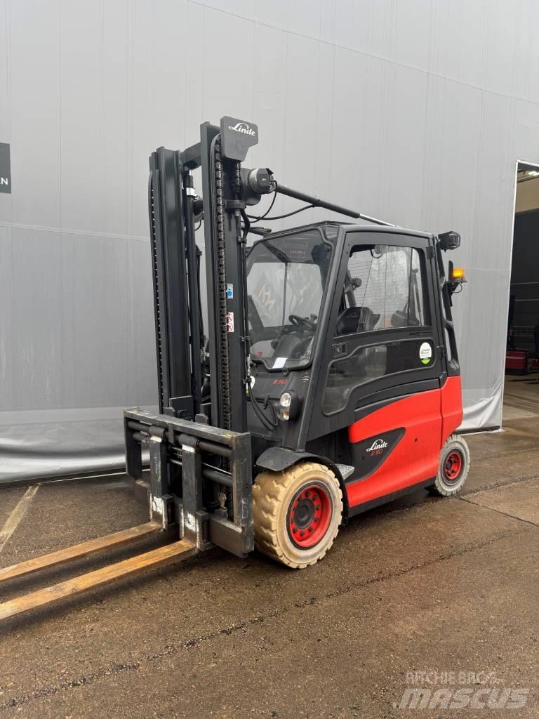 Linde E50HL-01 电动叉车