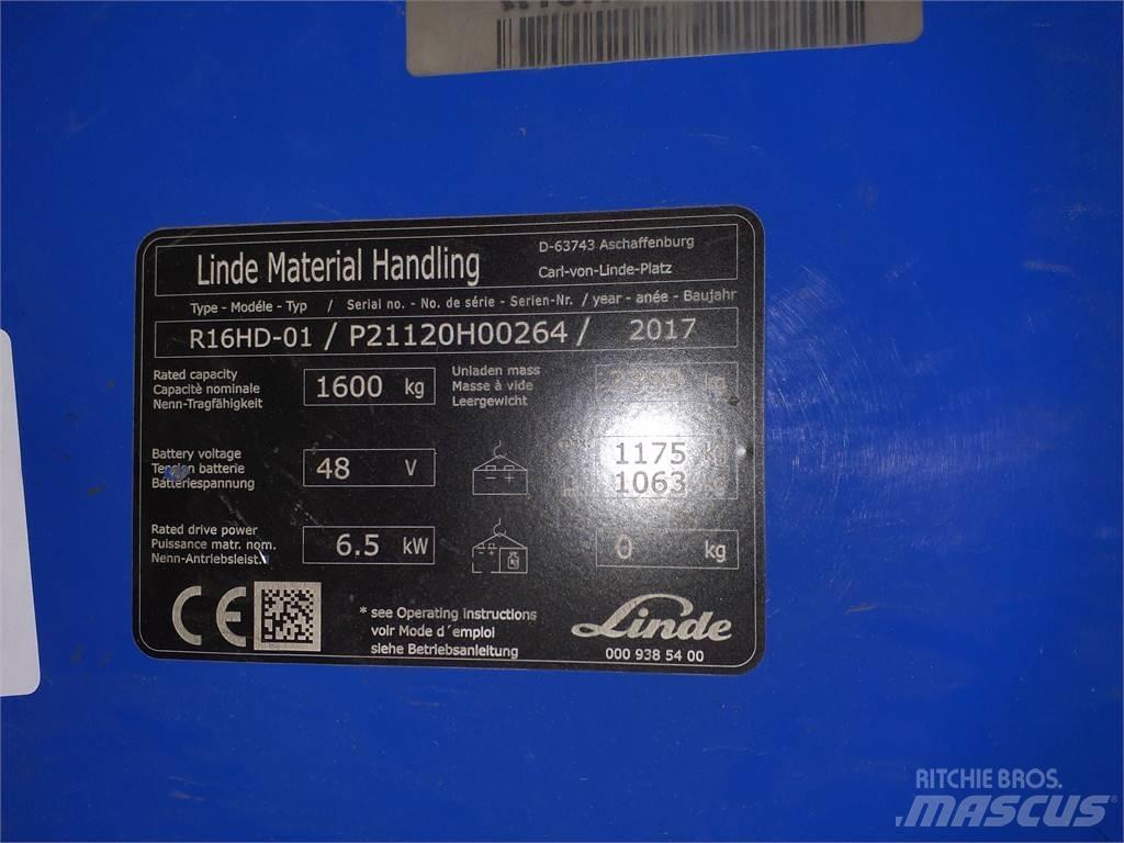Linde R16HD 前移式叉车