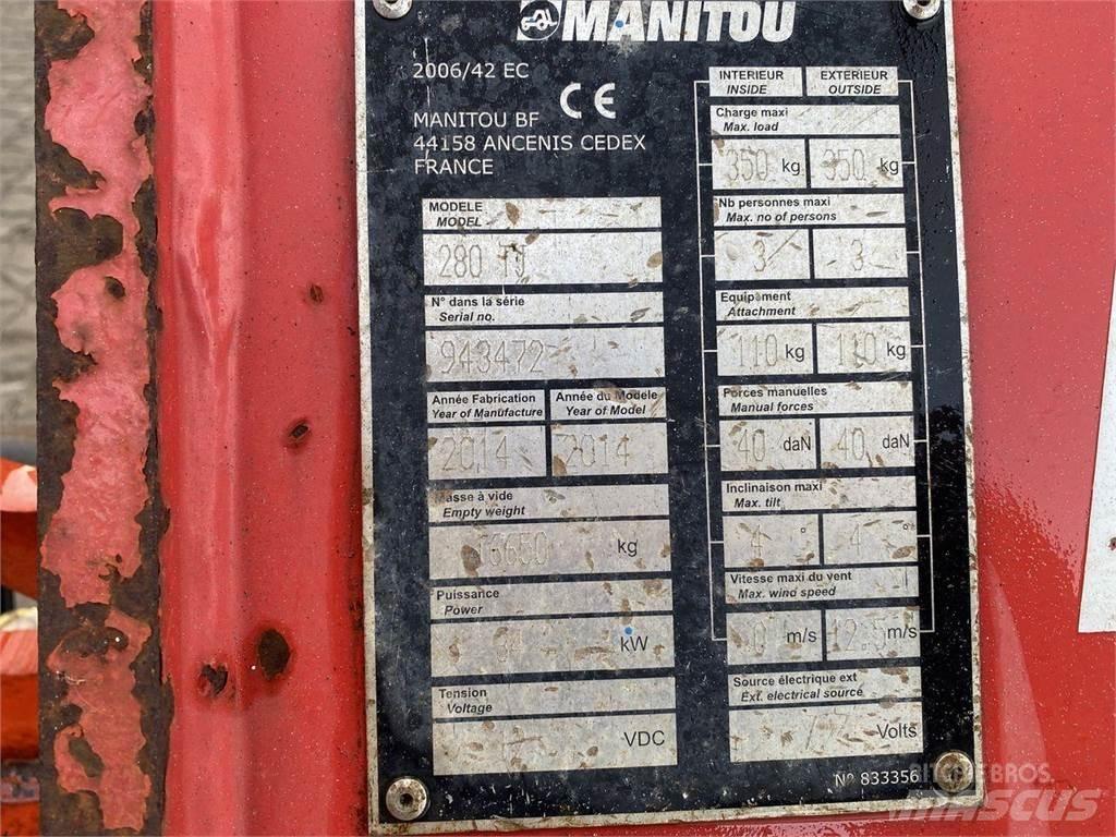 Manitou 280TJ 曲臂高空工作平台