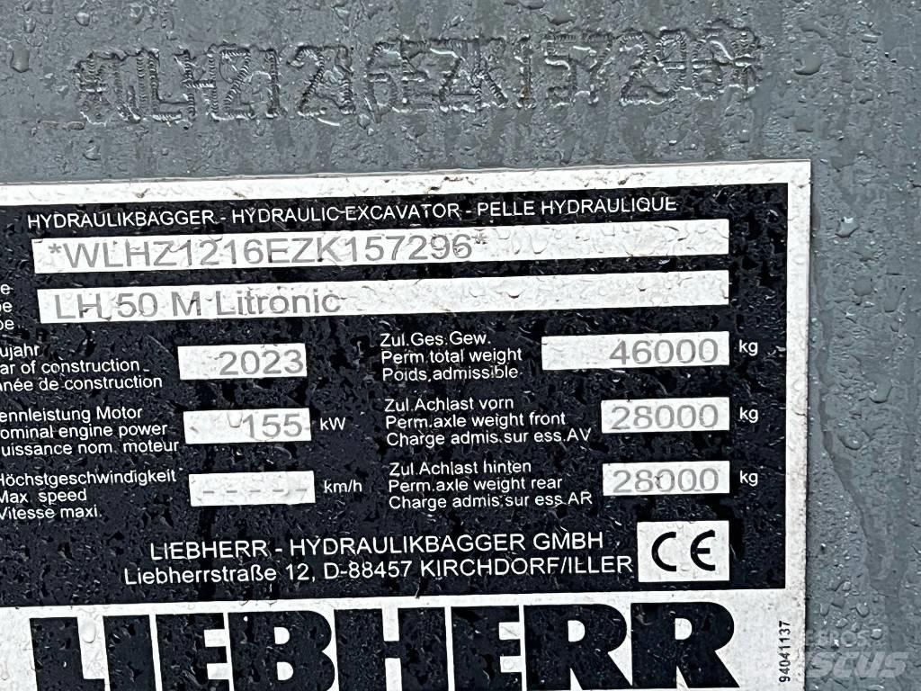 Liebherr LH50 M 工业挖掘机