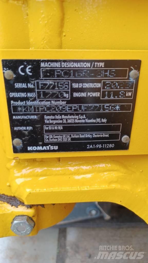 Komatsu PC16R-3HS 小型挖掘机