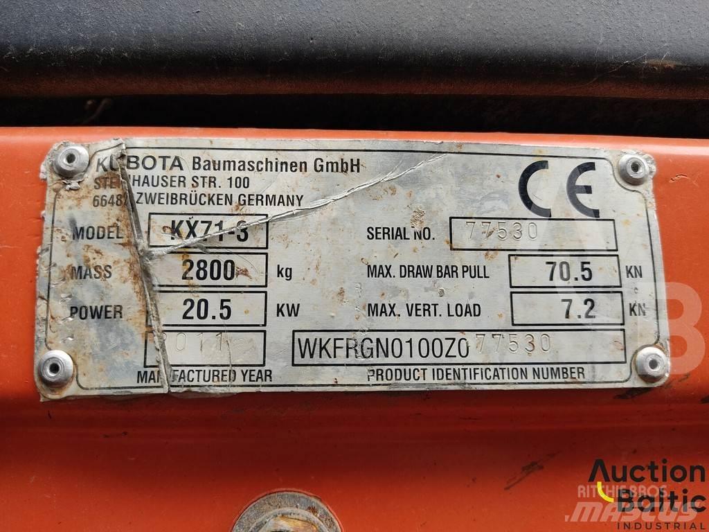 Kubota KX 71-3 小型挖掘机