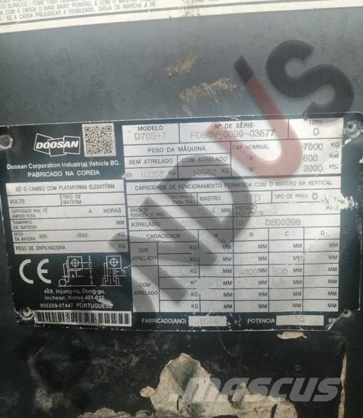 Doosan D 70 S-7 柴油叉车