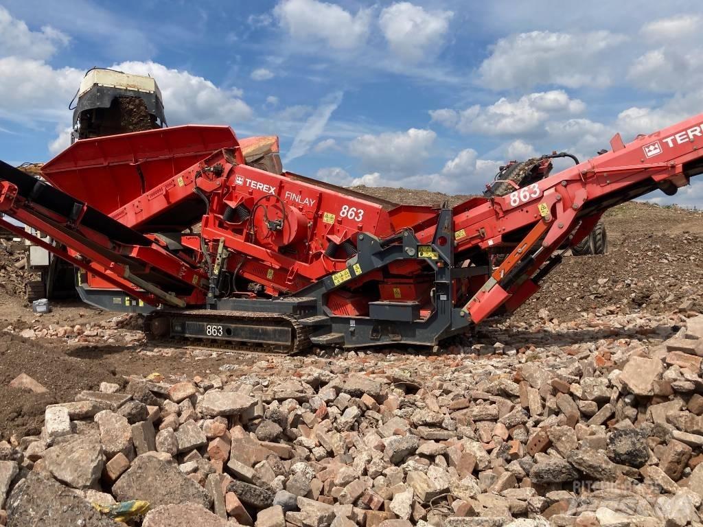 Terex Finlay 863 移动式筛分机