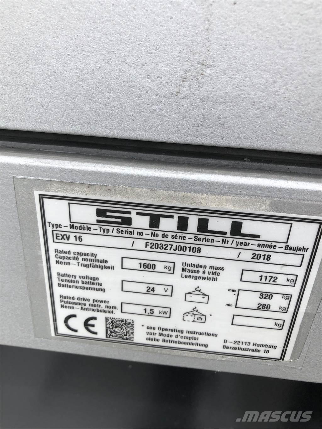 Still EXV 16 行走式堆垛机