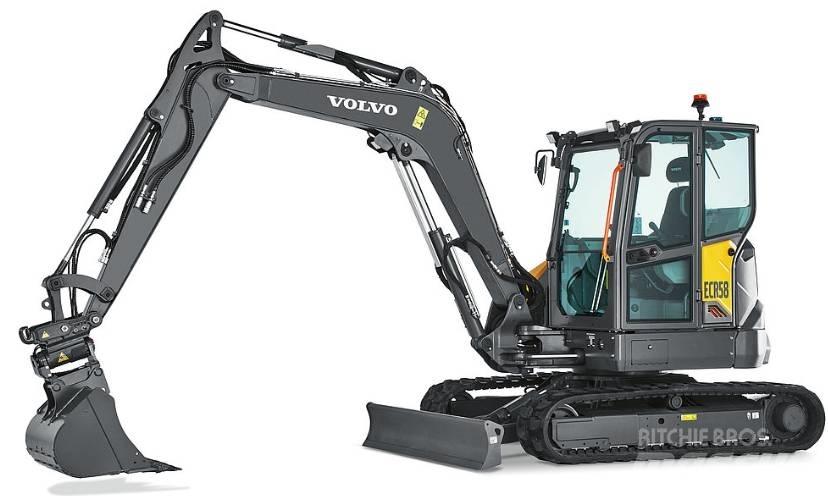 Volvo ECR58F NY/NEW 小型挖掘机