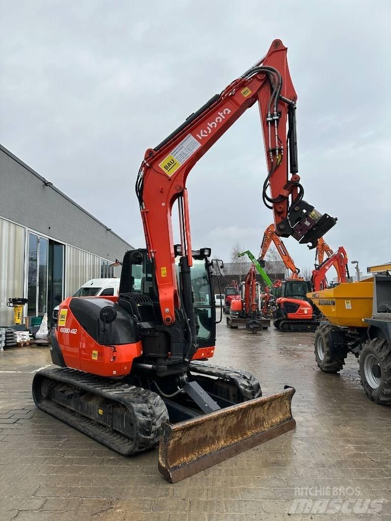 Kubota KX 080-4 中型挖掘机