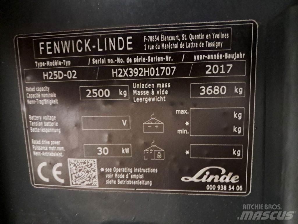 Linde H25D-02 柴油叉车