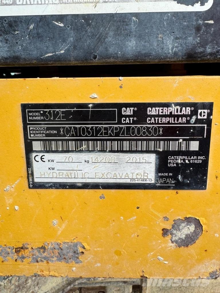 CAT 312 E 履带挖掘机