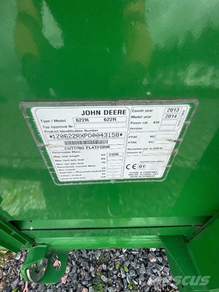 John Deere 622R 联合收割机头