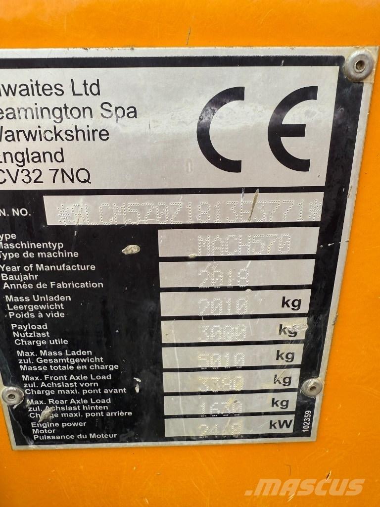 Thwaites 3 ton 翻斗车\公路型自卸车