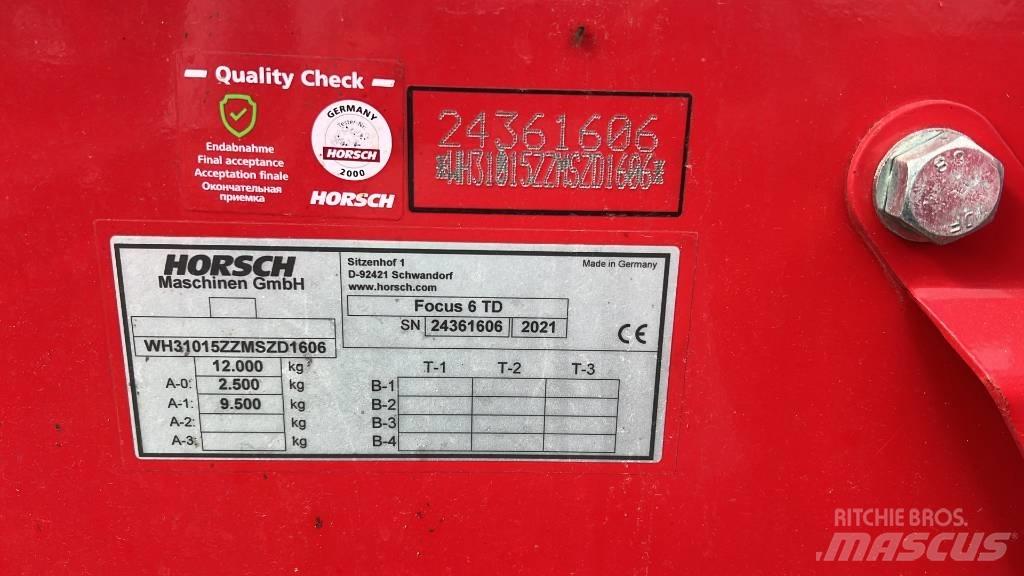 Horsch Focus 6 TD 条播机
