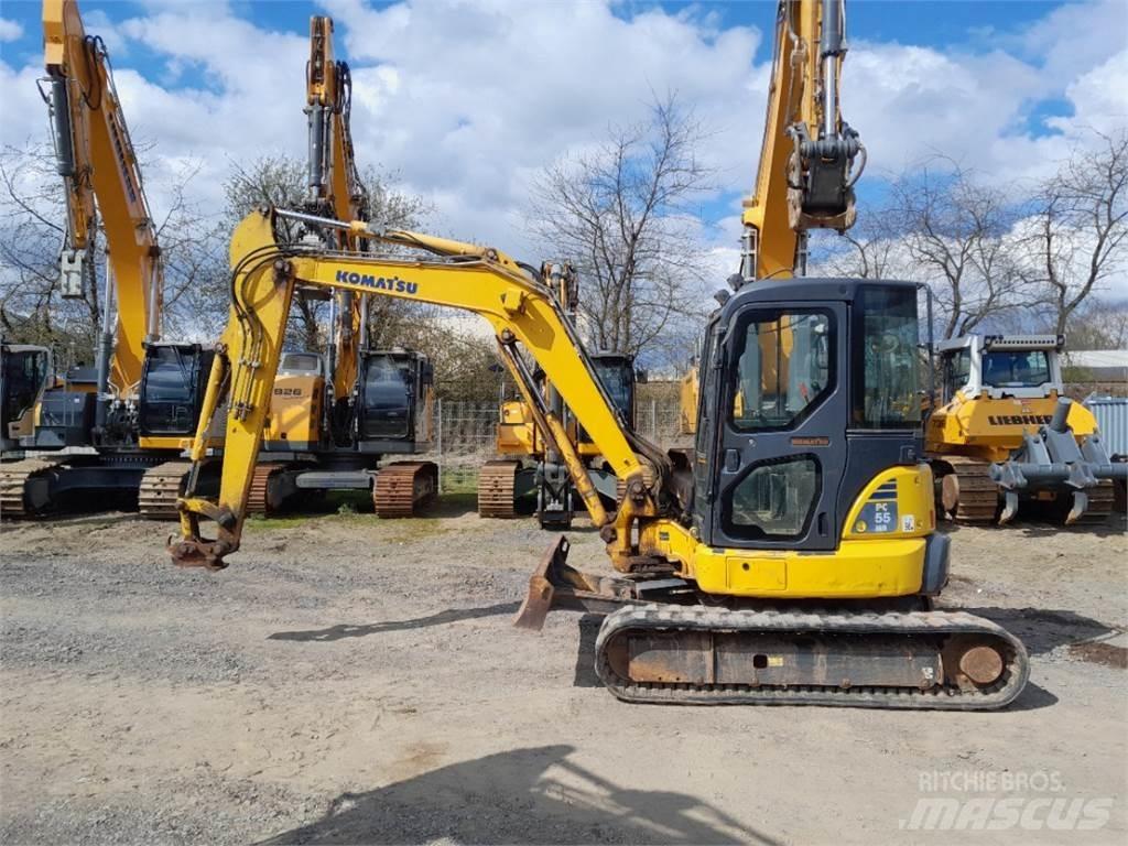 Komatsu PC55MR-3 小型挖掘机