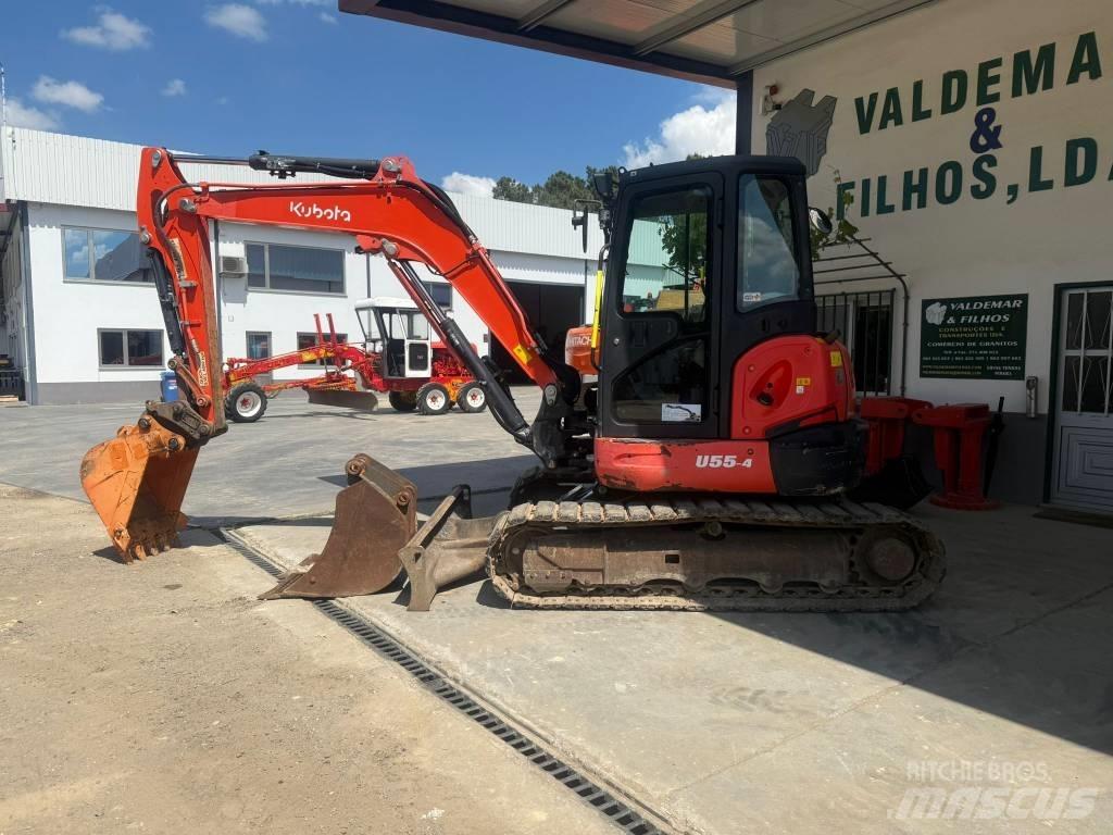 Kubota U 55-4, U55 小型挖掘机