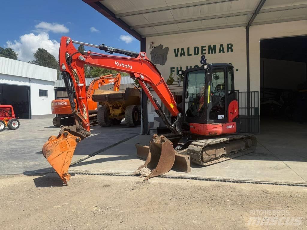 Kubota U 55-4, U55 小型挖掘机