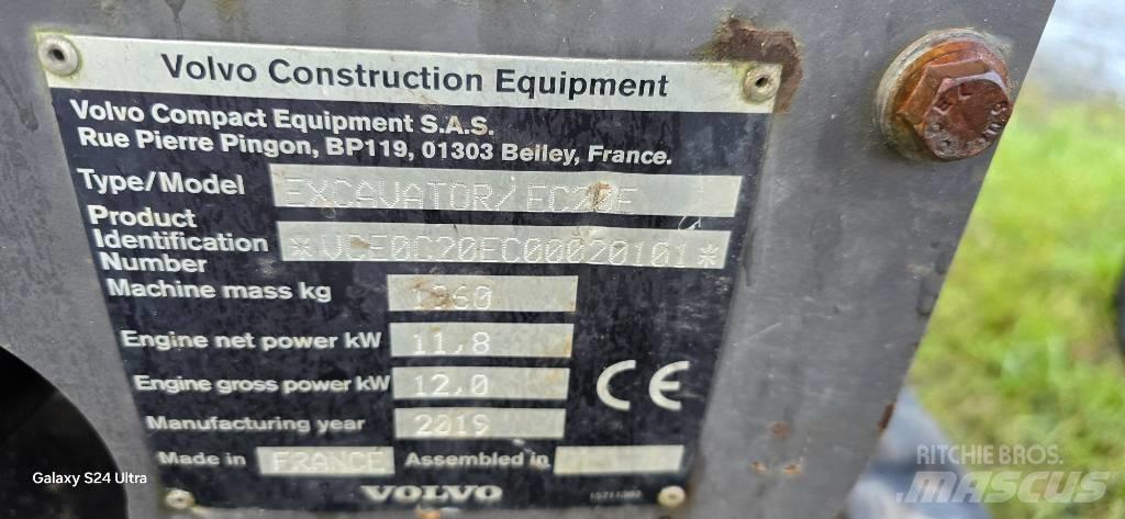 Volvo EC 20 E 小型挖掘机