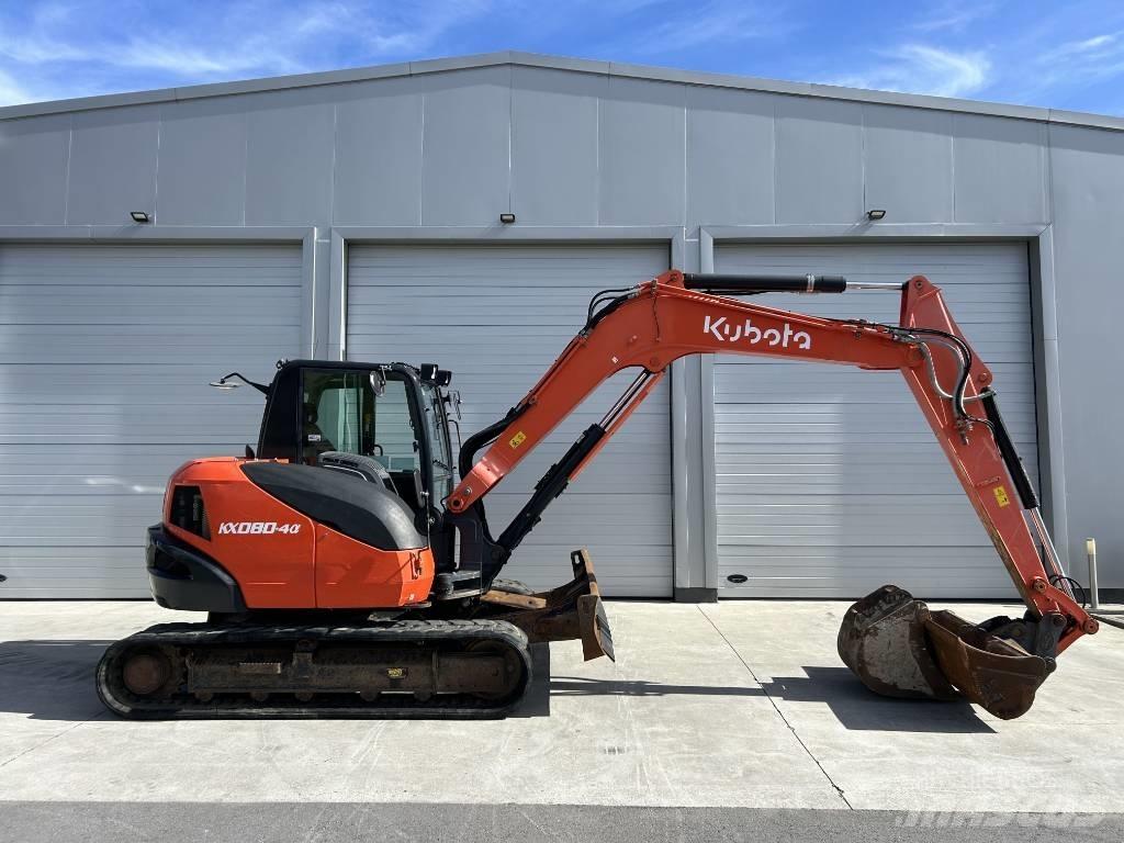Kubota KX 080-4 中型挖掘机