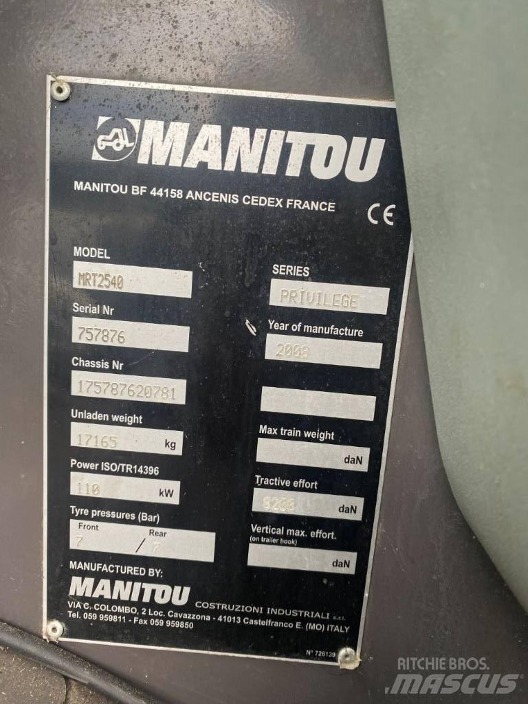 Manitou MRT 2540 伸缩臂叉装车|叉装车