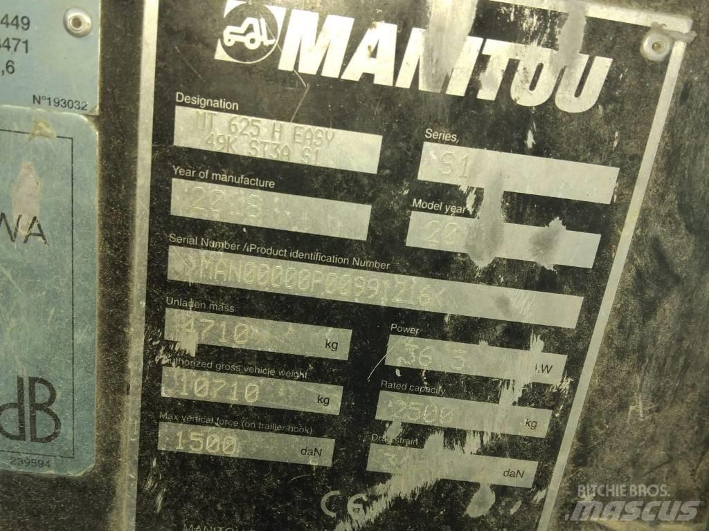 Manitou MT 625 伸缩臂叉装车|叉装车