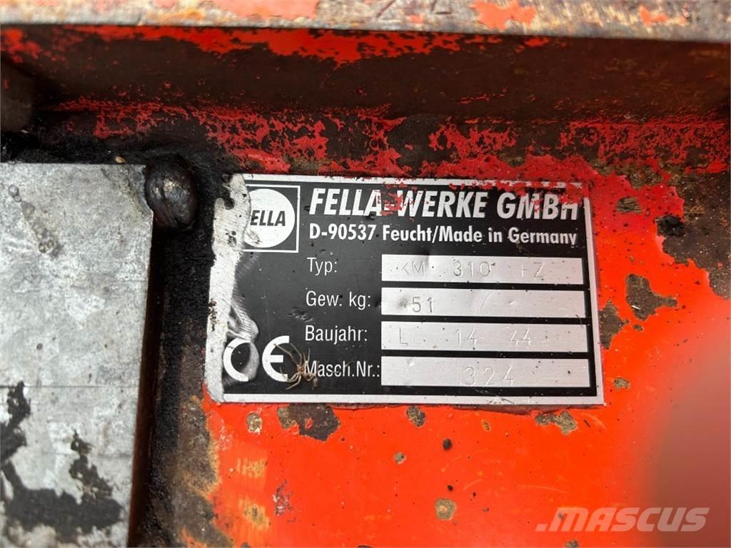 Fella KM 310 FC 割草调节装置