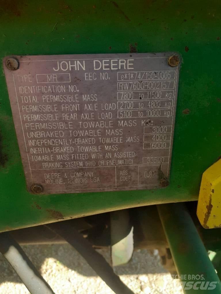 John Deere 7600 拖拉机/农用车