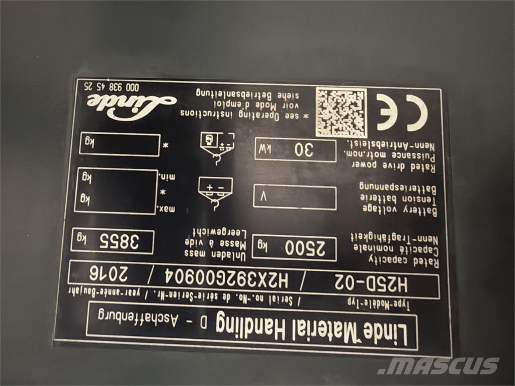 Linde H25D-02 柴油叉车