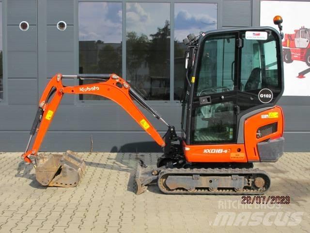 Kubota KX 018-4 小型挖掘机