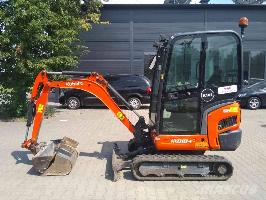 Kubota KX 018-4 小型挖掘机