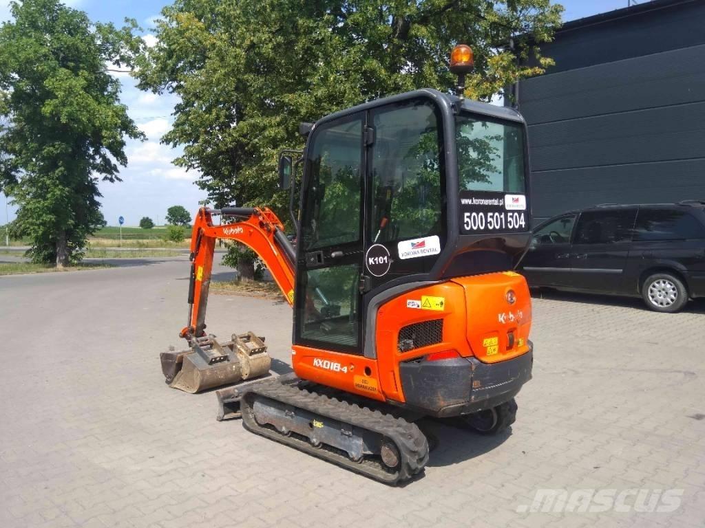 Kubota KX 018-4 小型挖掘机