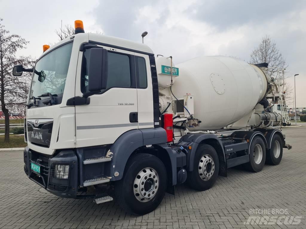 MAN 32.360 / IMER 9 m3 混凝土搅拌车