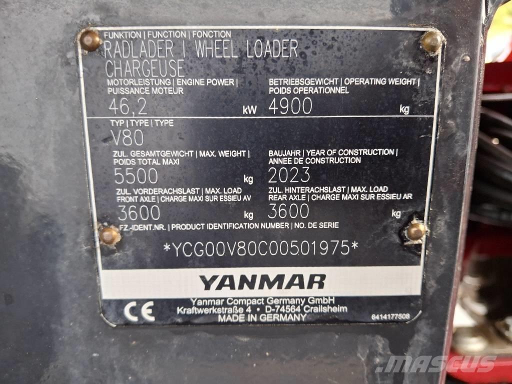 Yanmar V 80 轮式装载机