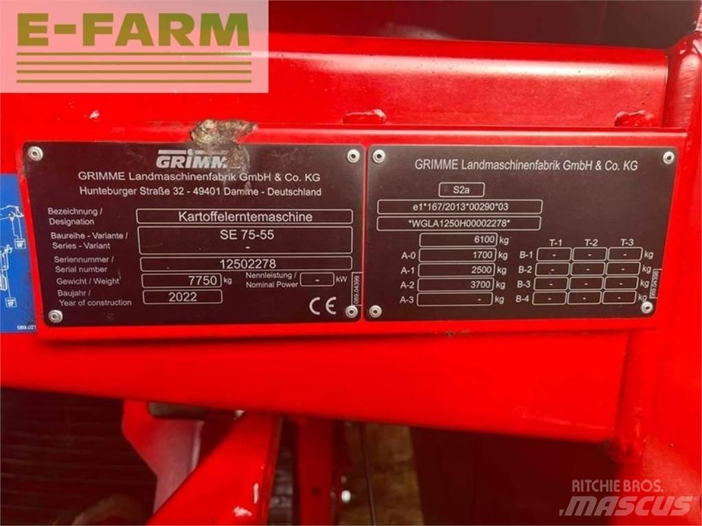 Grimme se 75-55 sb 马铃薯收获机