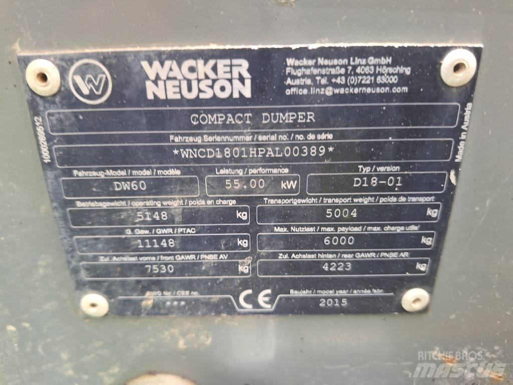 Wacker Neuson DW 60 翻斗车\公路型自卸车